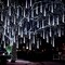 Aukora Rain Drop Lights, LED Meteor Shower Lights 11.8 inch 8 Tubes 192leds, Icicle Snow Falling Lights for Xmas Wedding Party Holiday Garden Tree Christmas Thanksgiving Decoration Outdoor (White)